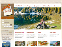 Tablet Screenshot of hotelpension-theresia.at